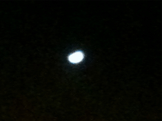second photo of waxing crescent moon